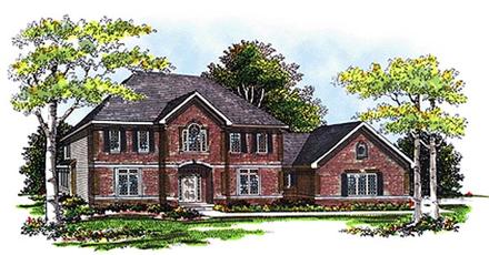 Colonial Elevation of Plan 99109