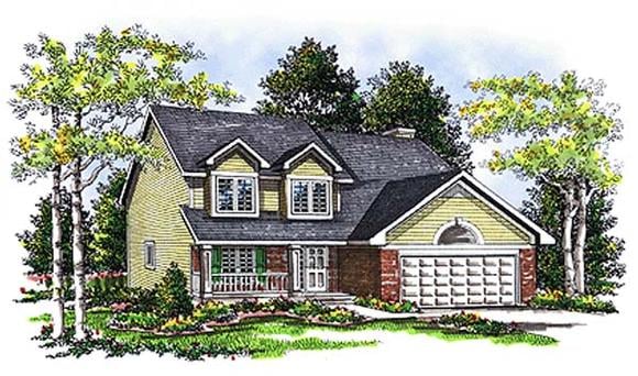 House Plan 99124 Elevation