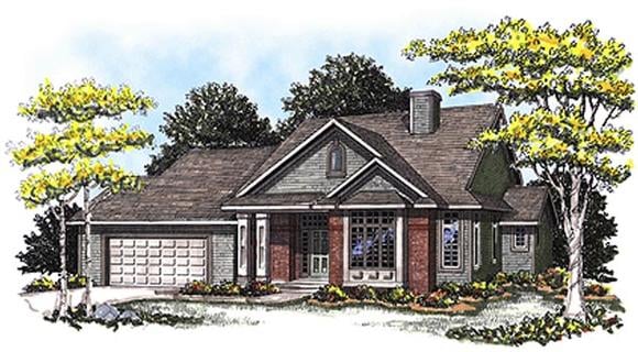 House Plan 99126 Elevation