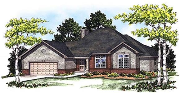 House Plan 99130 Elevation