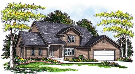 Country Traditional Elevation of Plan 99132