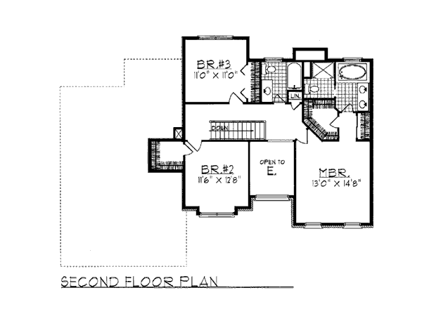 European Tudor Level Two of Plan 99135