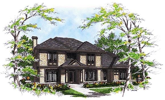 House Plan 99144 Elevation