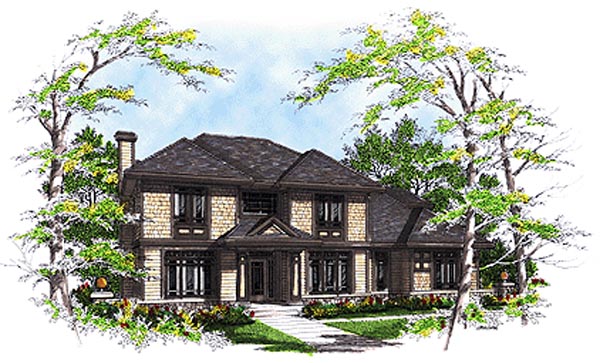 Plan 99144 | Bungalow, Colonial House with 3 Bed, 3 Bath, 2 Car