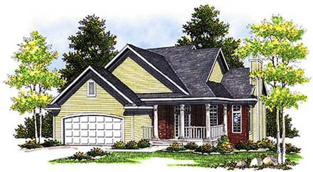 House Plan 99168 Elevation