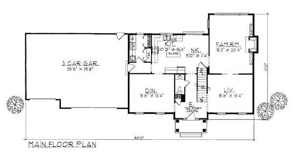 Colonial European Level One of Plan 99172