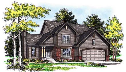 Bungalow Country Elevation of Plan 99176