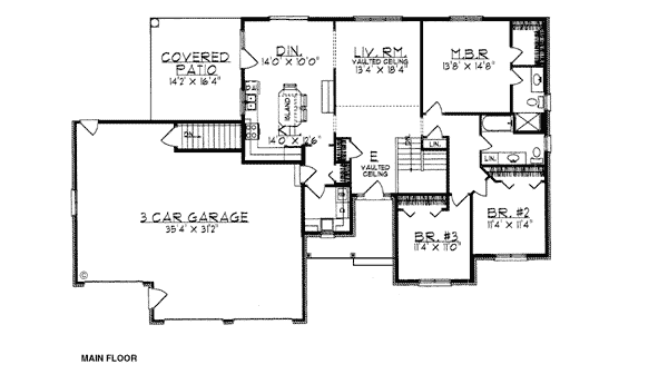 Traditional Level One of Plan 99180