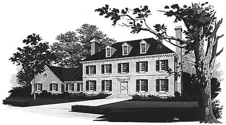 Colonial Elevation of Plan 99203