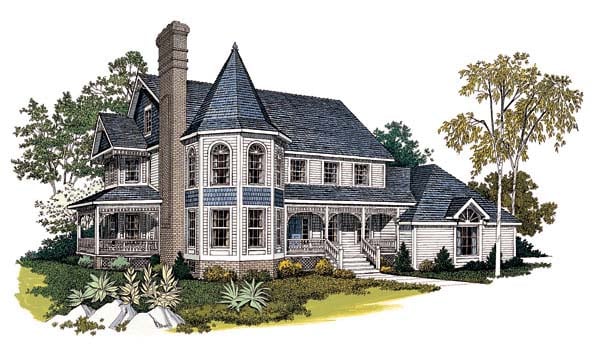 Victorian Style House Plan 99211 With 3410 Sq Ft 4 Bed 3 Bath 1