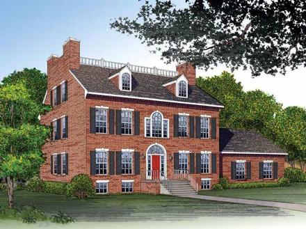 Colonial Elevation of Plan 99215