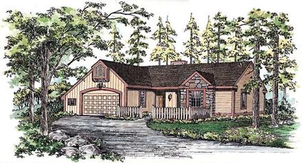 Ranch Elevation of Plan 99223