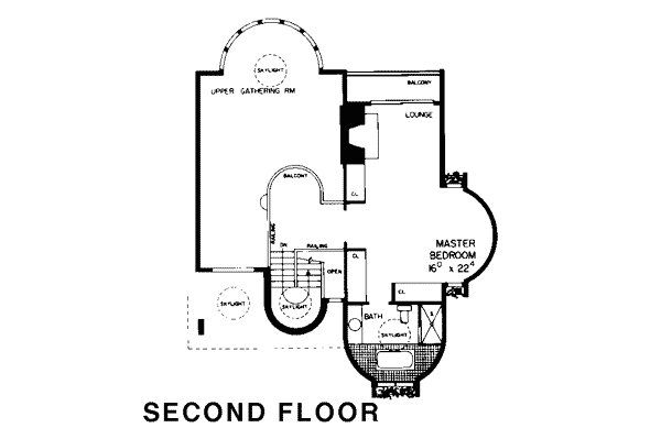 Contemporary Santa Fe Level Two of Plan 99230