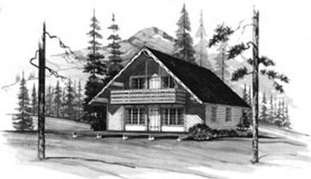 Cottage Tudor Elevation of Plan 99238