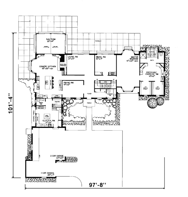 Ranch Level One of Plan 99240