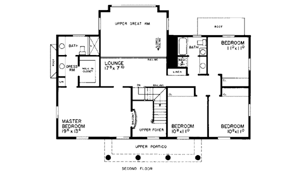 Colonial Southern Level Two of Plan 99245