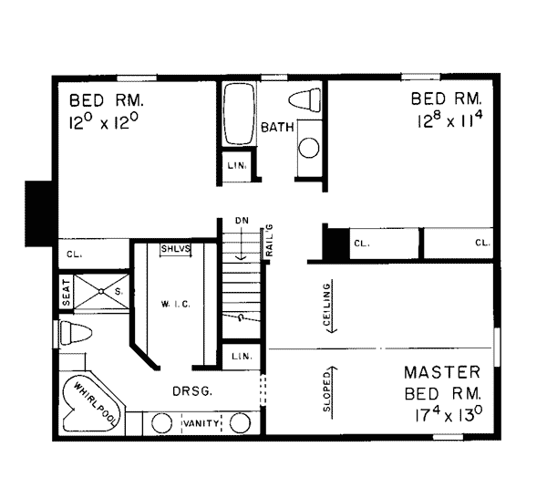 Bungalow Level Two of Plan 99251