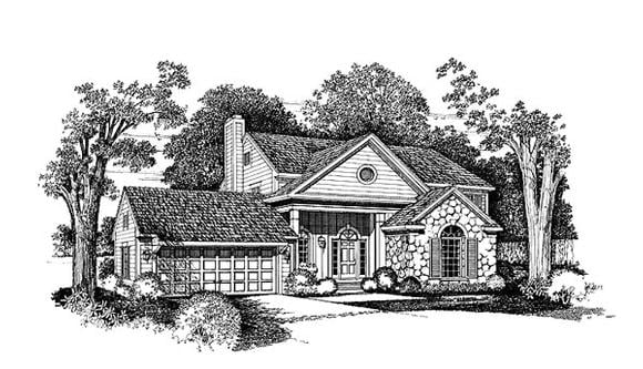 House Plan 99251 Elevation