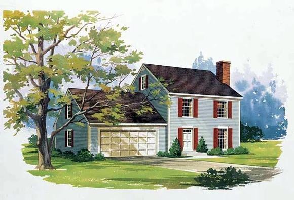 House Plan 99255 Elevation