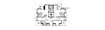 House Plan 99278 Second Level Plan