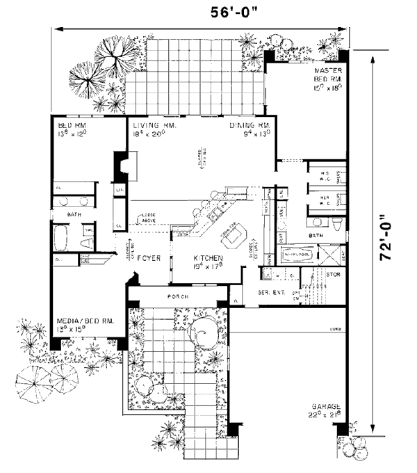 One-Story Level One of Plan 99284