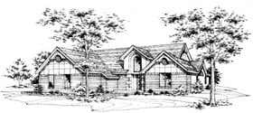 Bungalow One-Story Elevation of Plan 99313