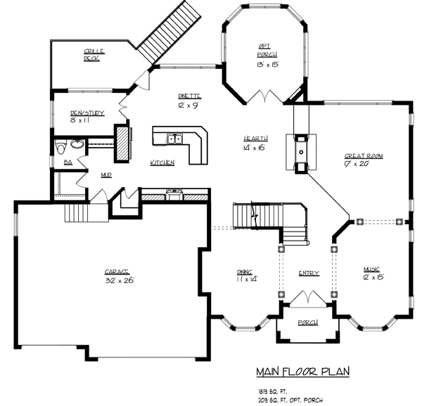 Traditional Level One of Plan 99331