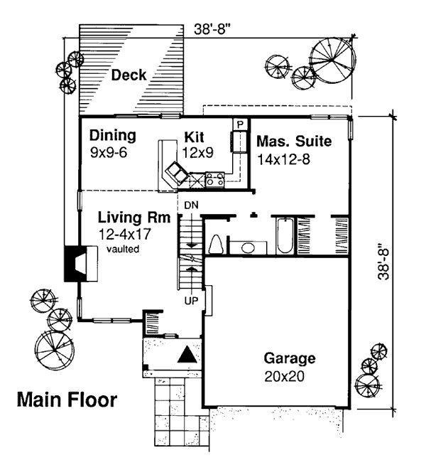 European One-Story Level One of Plan 99339