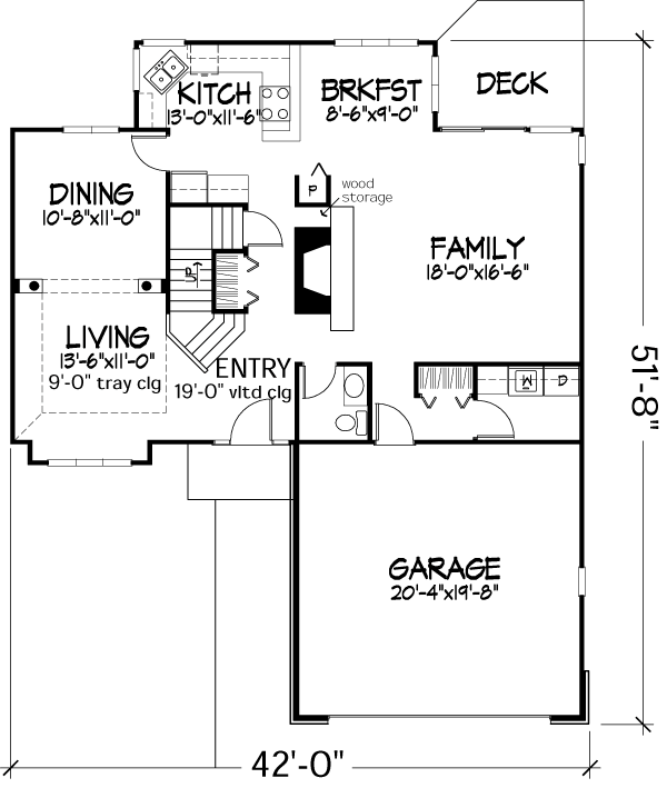 Traditional Level One of Plan 99344