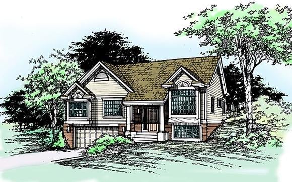 House Plan 99349 Elevation