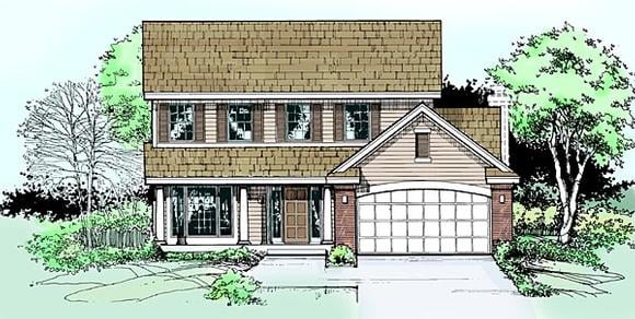 House Plan 99350 Elevation