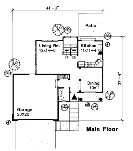 House Plan 99362 First Level Plan