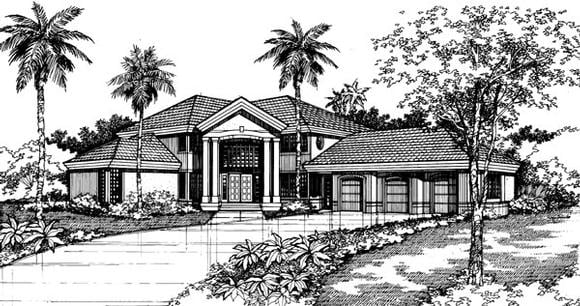 House Plan 99373 Elevation
