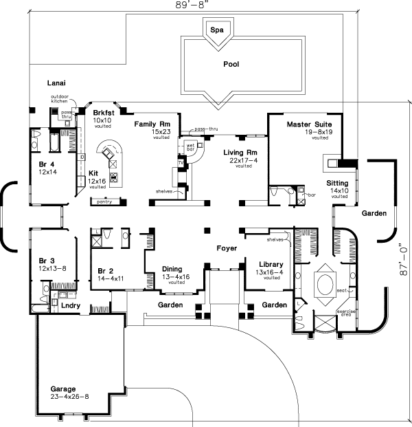 Mediterranean Level One of Plan 99375