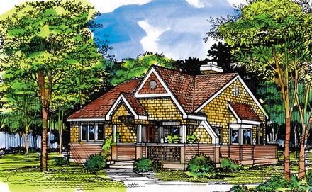Cottage Tudor Elevation of Plan 99394