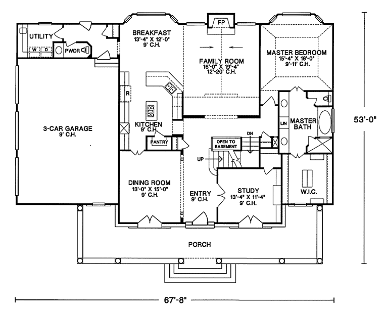 Cape Cod Country Level One of Plan 99425