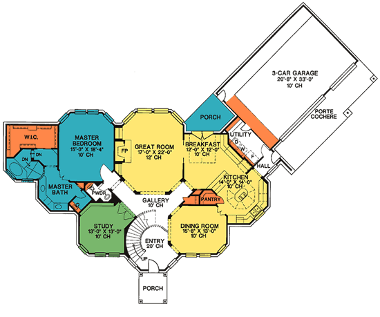 European Victorian Level One of Plan 99439