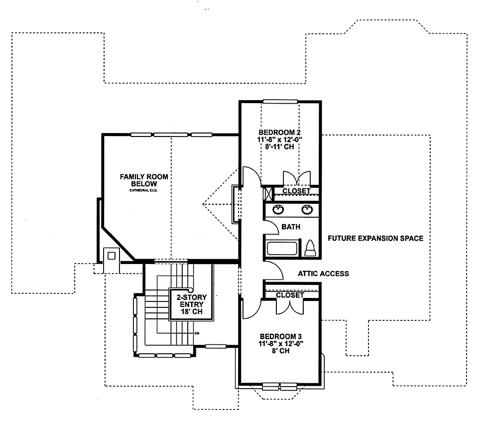 Tudor Victorian Level Two of Plan 99473