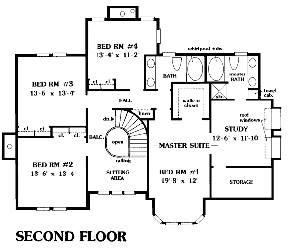 European Tudor Level Two of Plan 99605