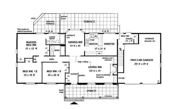 Ranch Level One of Plan 99610