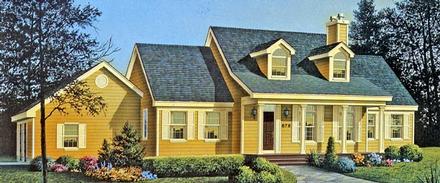 Country Farmhouse One-Story Southern Traditional Elevation of Plan 99641