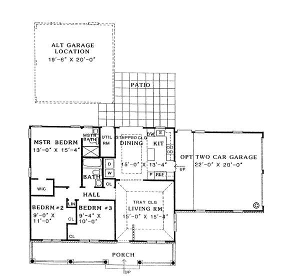 Country One-Story Level One of Plan 99690