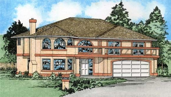 House Plan 99912 Elevation