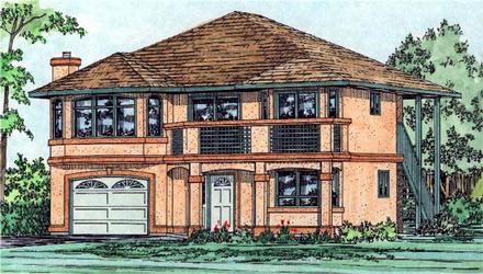 Southwest Elevation of Plan 99913