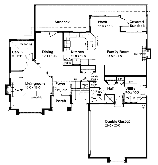 Southwest Level One of Plan 99916