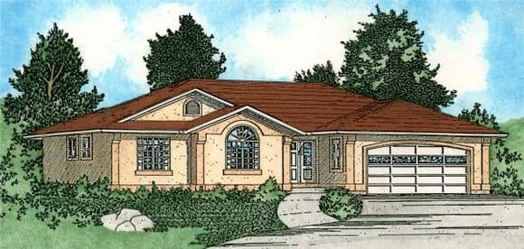 House Plan 99924 Elevation