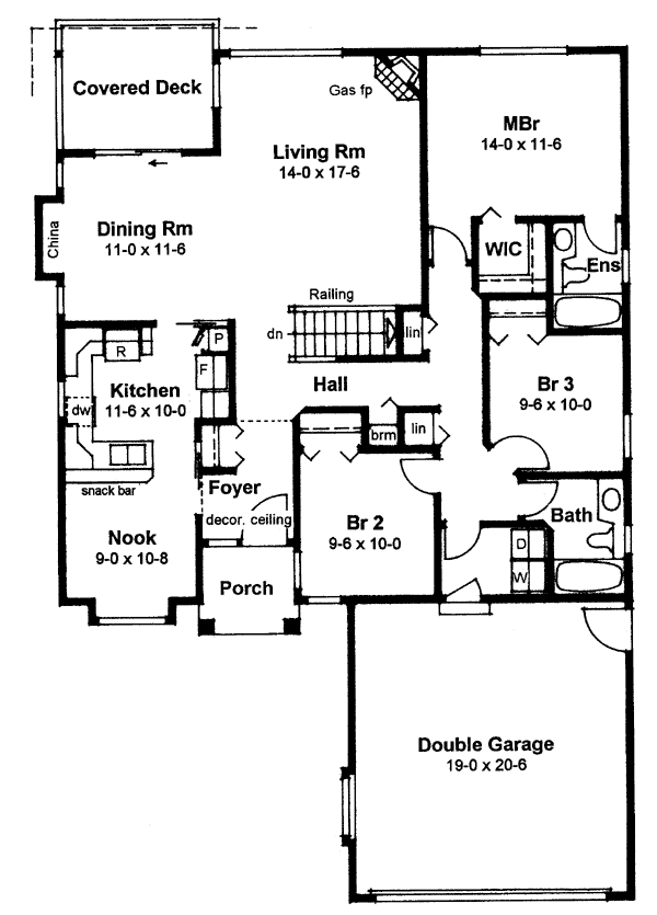 Southwest Level One of Plan 99926