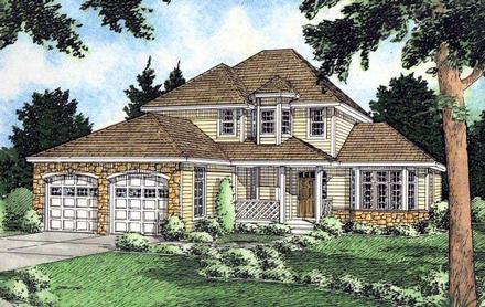 Bungalow European Elevation of Plan 99929