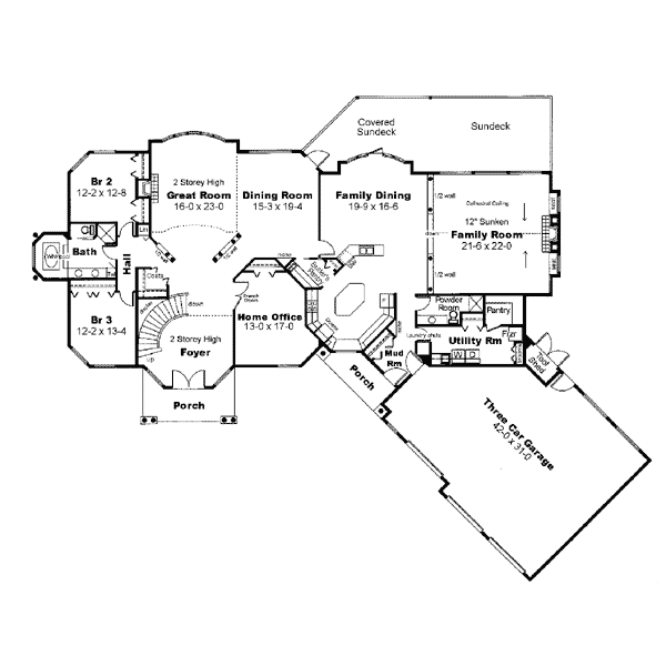 Colonial European Level One of Plan 99934