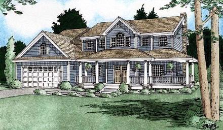 House Plan 99935 Elevation